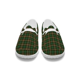 ScotsTee Shop Scottish Corcoran of Sherbrooke Tartan Plaid Canvas Loafer Shoes