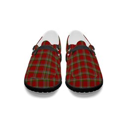 ScotsTee Shop Scottish Crubin Plaid MacPherson Tartan Plaid Canvas Loafer Shoes