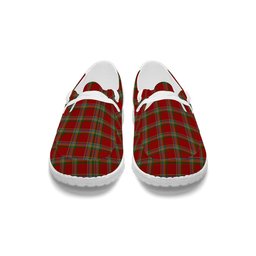 ScotsTee Shop Scottish Crubin Plaid MacPherson Tartan Plaid Canvas Loafer Shoes