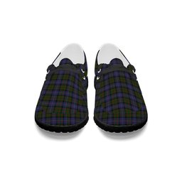 ScotsTee Shop Scottish Cochrane 1984 Tartan Plaid Canvas Loafer Shoes