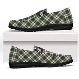ScotsTee Shop Scottish Crawford Arisaid Dance Ancient Tartan Plaid Canvas Loafer Shoes