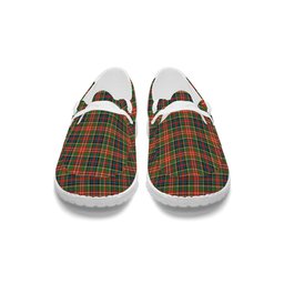 ScotsTee Shop Scottish Christie Ancient Tartan Plaid Canvas Loafer Shoes