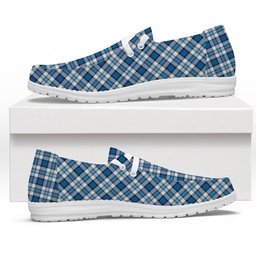 ScotsTee Shop Scottish Craig Paisley Ancient Tartan Plaid Canvas Loafer Shoes