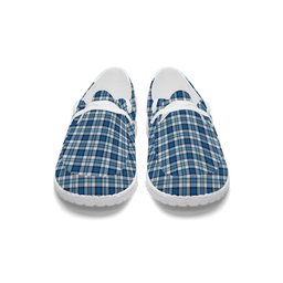 ScotsTee Shop Scottish Craig Paisley Ancient Tartan Plaid Canvas Loafer Shoes