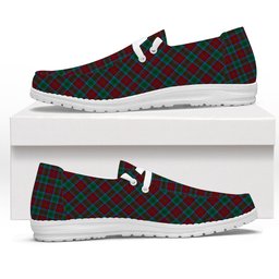 ScotsTee Shop Scottish Christie, Keith & Family Tartan Plaid Canvas Loafer Shoes
