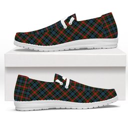 ScotsTee Shop Scottish Cumming 1831 Tartan Plaid Canvas Loafer Shoes
