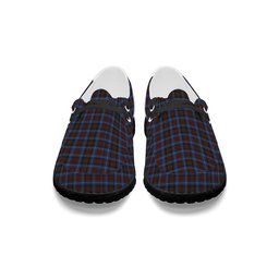 ScotsTee Shop Scottish Cockburn Brown Modern Tartan Plaid Canvas Loafer Shoes