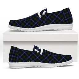 ScotsTee Shop Scottish Dalmeny 1 Tartan Plaid Canvas Loafer Shoes