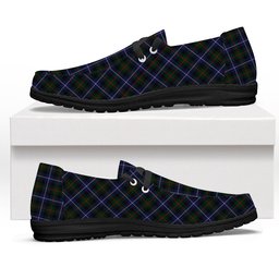 ScotsTee Shop Scottish Dalmeny 1 Tartan Plaid Canvas Loafer Shoes