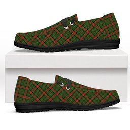 ScotsTee Shop Scottish Dalrymple of Castleton Tartan Plaid Canvas Loafer Shoes