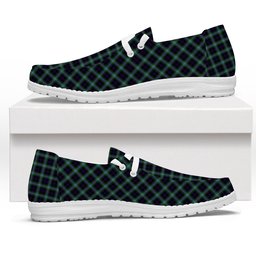 ScotsTee Shop Scottish Clark Raymond Gordon Tartan Plaid Canvas Loafer Shoes