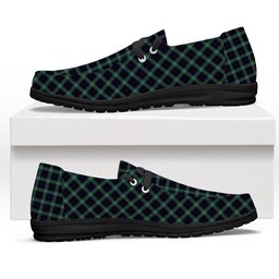 ScotsTee Shop Scottish Clark Raymond Gordon Tartan Plaid Canvas Loafer Shoes