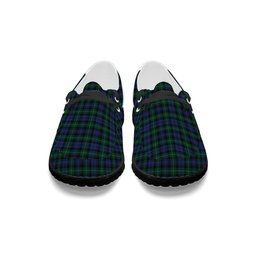 ScotsTee Shop Scottish Cheape of Torosay Tartan Plaid Canvas Loafer Shoes
