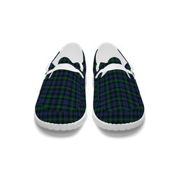 ScotsTee Shop Scottish Cheape of Torosay Tartan Plaid Canvas Loafer Shoes
