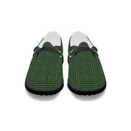 ScotsTee Shop Scottish Currie of Balilone Tartan Plaid Canvas Loafer Shoes