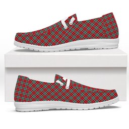 ScotsTee Shop Scottish Christie (London) Tartan Plaid Canvas Loafer Shoes
