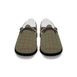 ScotsTee Shop Scottish Currie of Arran Ancient Clan Tartan Plaid Canvas Loafer Shoes