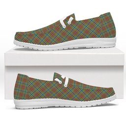 ScotsTee Shop Scottish Currie of Arran Ancient Clan Tartan Plaid Canvas Loafer Shoes