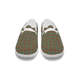 ScotsTee Shop Scottish Currie of Arran Ancient Clan Tartan Plaid Canvas Loafer Shoes