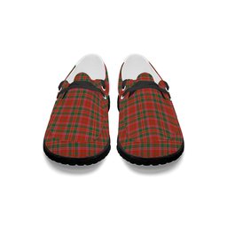 ScotsTee Shop Scottish Dalziel Ancient Tartan Plaid Canvas Loafer Shoes