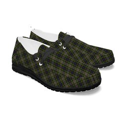 ScotsTee Shop Scottish Davidson Tulloch Dress Tartan Plaid Canvas Loafer Shoes