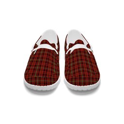 ScotsTee Shop Scottish Davis Tartan Plaid Canvas Loafer Shoes