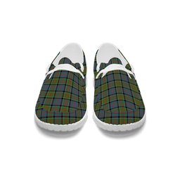 ScotsTee Shop Scottish Donald of Clan Ranald Ancient Tartan Plaid Canvas Loafer Shoes