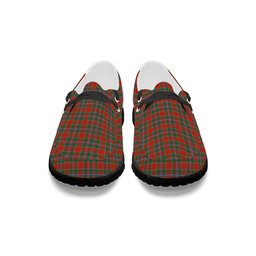 ScotsTee Shop Scottish Drummond of Perth Ancient Tartan Plaid Canvas Loafer Shoes