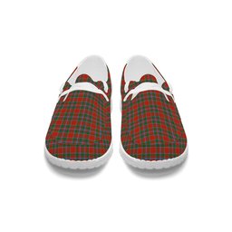 ScotsTee Shop Scottish Drummond of Perth Ancient Tartan Plaid Canvas Loafer Shoes