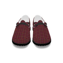 ScotsTee Shop Scottish Donald of Boisdale Modern Tartan Plaid Canvas Loafer Shoes