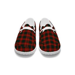 ScotsTee Shop Scottish Douglas of Roxburgh Tartan Plaid Canvas Loafer Shoes
