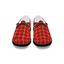 ScotsTee Shop Scottish Duke of Rothesay Modern Tartan Plaid Canvas Loafer Shoes