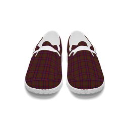 ScotsTee Shop Scottish Donald of Boisdale Tartan Plaid Canvas Loafer Shoes