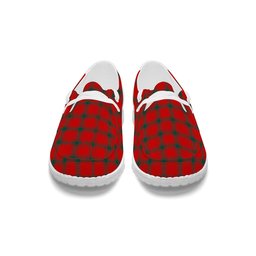 ScotsTee Shop Scottish Donald of Sleat Modern Tartan Plaid Canvas Loafer Shoes