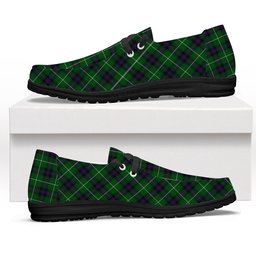 ScotsTee Shop Scottish Donald of The Isles Tartan Plaid Canvas Loafer Shoes