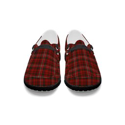 ScotsTee Shop Scottish Donald of Staffa_s Sett Tartan Plaid Canvas Loafer Shoes