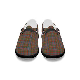 ScotsTee Shop Scottish Donald of Boisdale Ancient Tartan Plaid Canvas Loafer Shoes