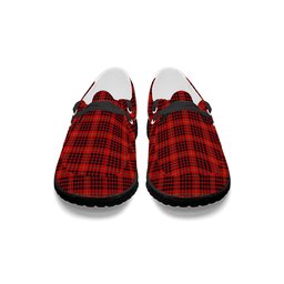 ScotsTee Shop Scottish Donald of Ardnamurchan Modern Tartan Plaid Canvas Loafer Shoes