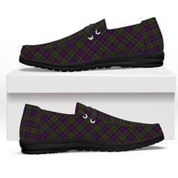 ScotsTee Shop Scottish Donald of Clan Ranald Modern Tartan Plaid Canvas Loafer Shoes