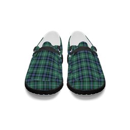 ScotsTee Shop Scottish Donald of the Isles Hunting Ancient Tartan Plaid Canvas Loafer Shoes