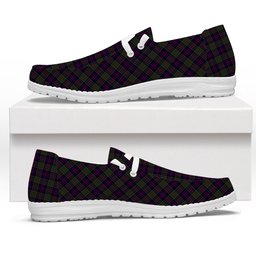 ScotsTee Shop Scottish Donald of Clan Ranald Tartan Plaid Canvas Loafer Shoes