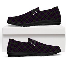 ScotsTee Shop Scottish Donald of Clan Ranald Tartan Plaid Canvas Loafer Shoes
