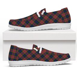 ScotsTee Shop Scottish Fraser of Boblainy Hugh Tartan Plaid Canvas Loafer Shoes