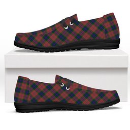 ScotsTee Shop Scottish Fraser of Boblainy Hugh Tartan Plaid Canvas Loafer Shoes