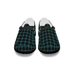 ScotsTee Shop Scottish Ewbank Ancient Clan Tartan Plaid Canvas Loafer Shoes