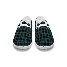 ScotsTee Shop Scottish Ewbank Ancient Clan Tartan Plaid Canvas Loafer Shoes