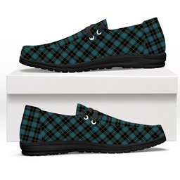 ScotsTee Shop Scottish Ewbank Ancient Clan Tartan Plaid Canvas Loafer Shoes