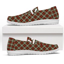 ScotsTee Shop Scottish Dundee District Ancient Clan Tartan Plaid Canvas Loafer Shoes