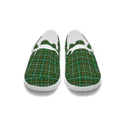 ScotsTee Shop Scottish Foster Hunting Ancient Tartan Plaid Canvas Loafer Shoes