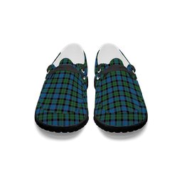 ScotsTee Shop Scottish Ferguson of Balquhidder Ancient Tartan Plaid Canvas Loafer Shoes